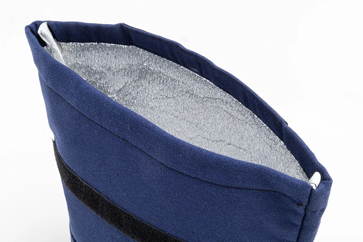 Rucksack Rekan Cool aus recyceltem Canvas, blau – Bild 4