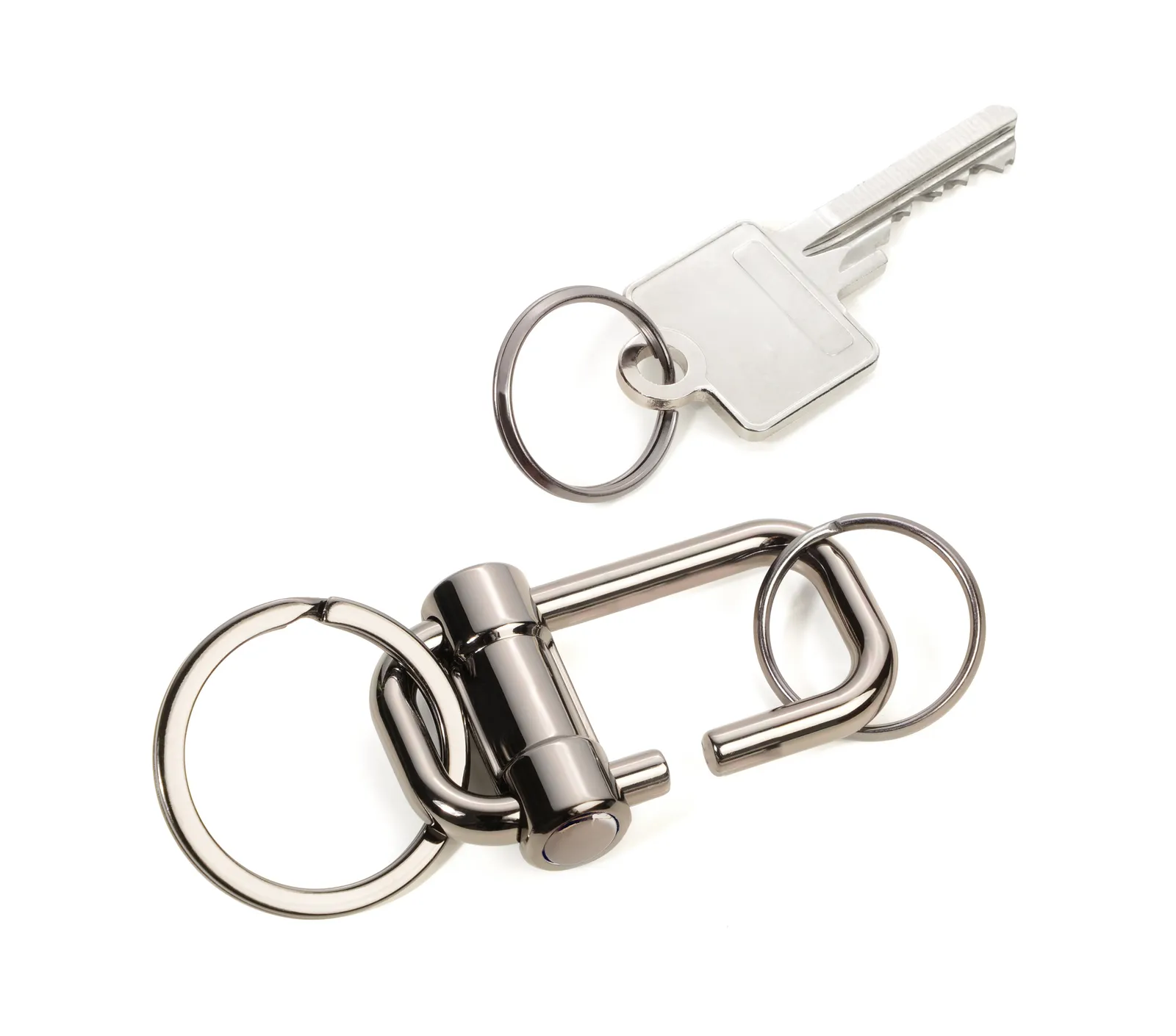 Schlüsselanhänger 2-WAY KEY gunmetal, gunmetal – Bild 2