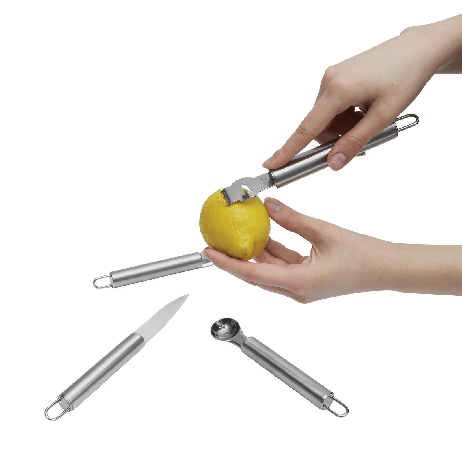 FRUITY - Obstmesserset silber, silber – Bild 4