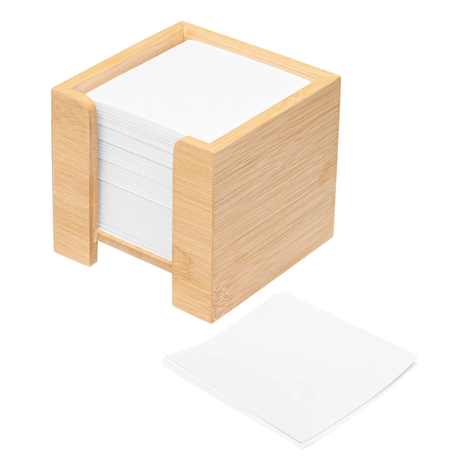 NEVER FORGET BAMBOO - Zettelbox braun, braun – Bild 4