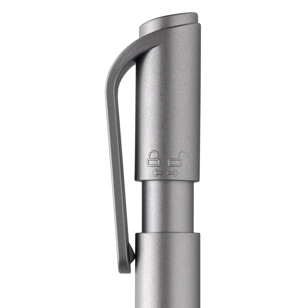 TwistLock Stift aus GRS-zertifiziert recyceltem ABS, silber – Bild 2