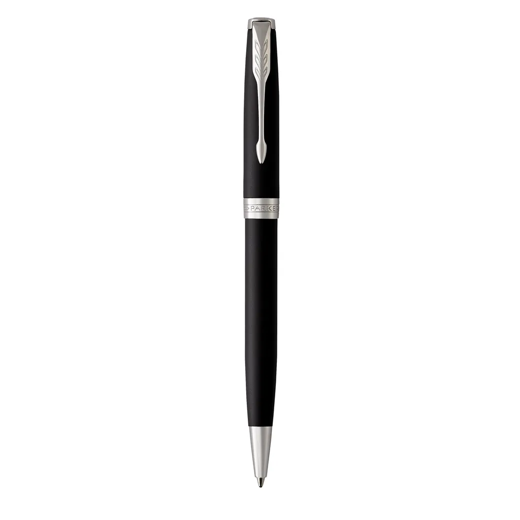 Parker SONNET Stift mattschwarz mit Palladium-Verzierungen, silber – Bild 4