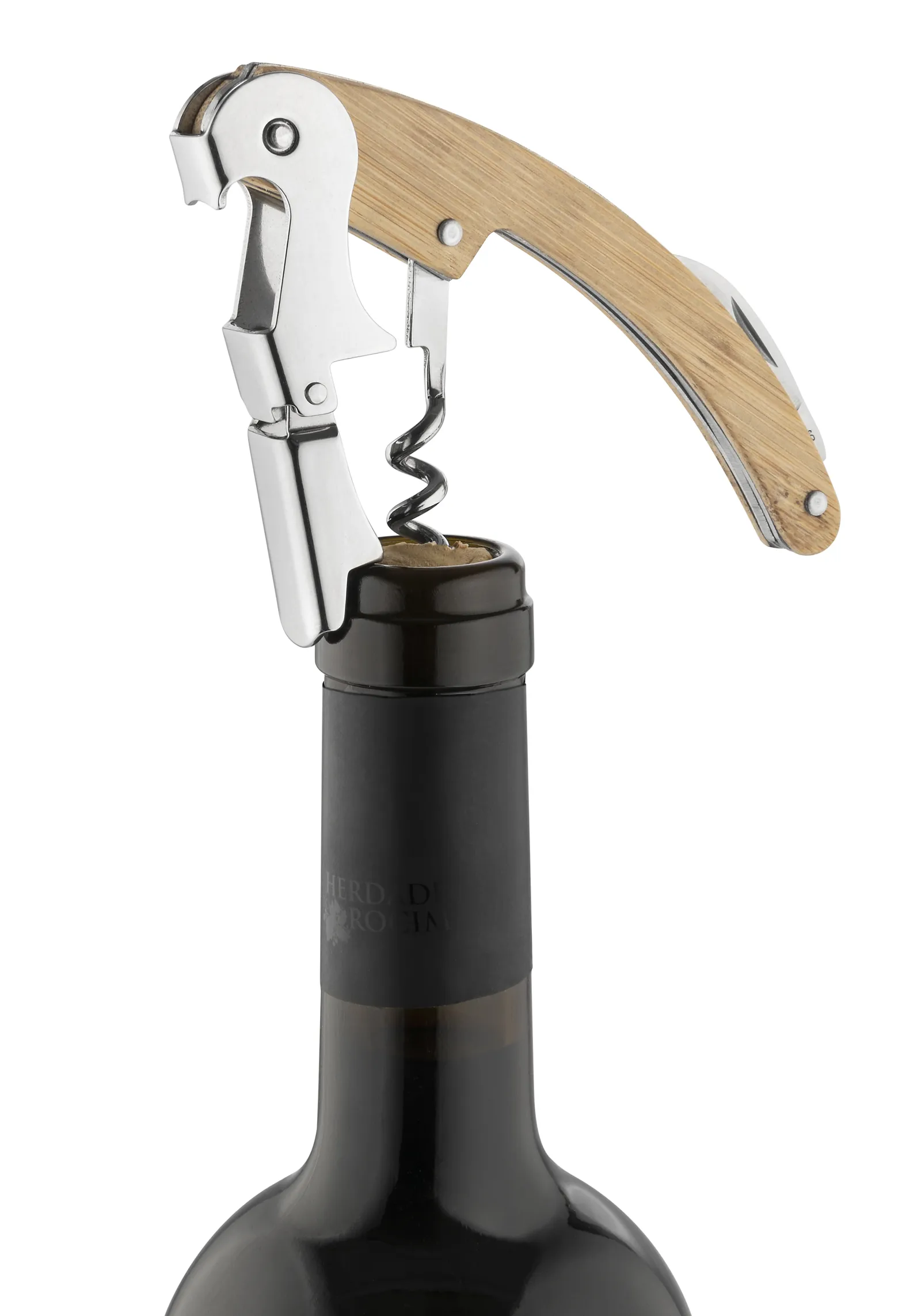 Kellnermesser "Wine4you" braun, natur – Bild 3