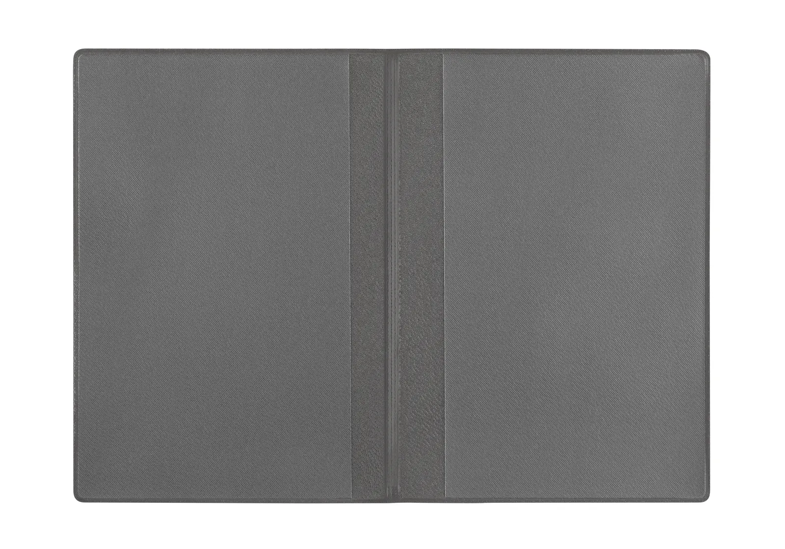 Ausweistasche "2-fach" Velours, grau – Bild 2