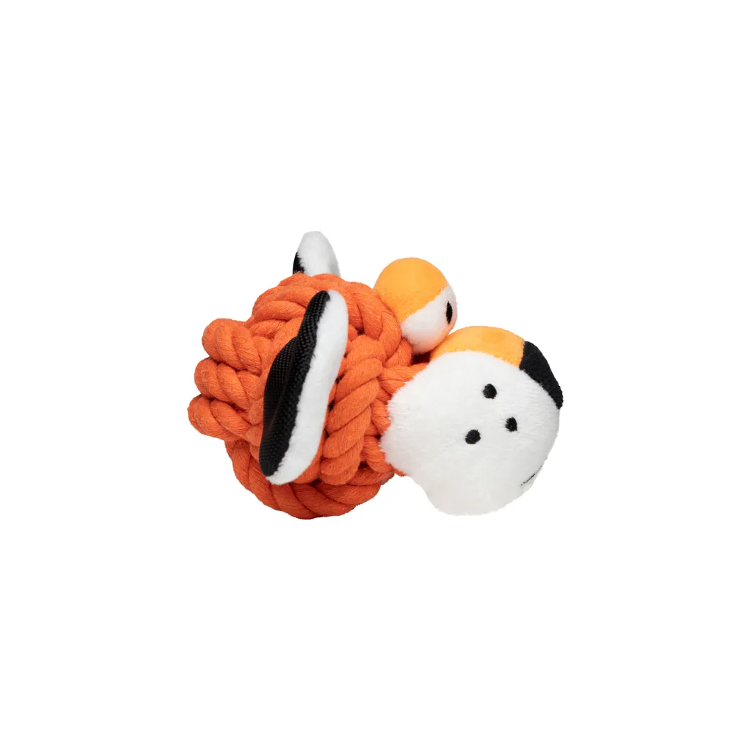 Hundespielzeug Knotentier Tiger, orange – Bild 3