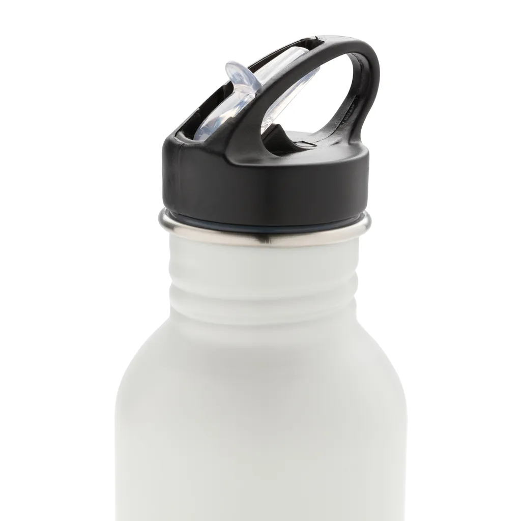 Deluxe Sportflasche aus Edelstahl, off white – Bild 3