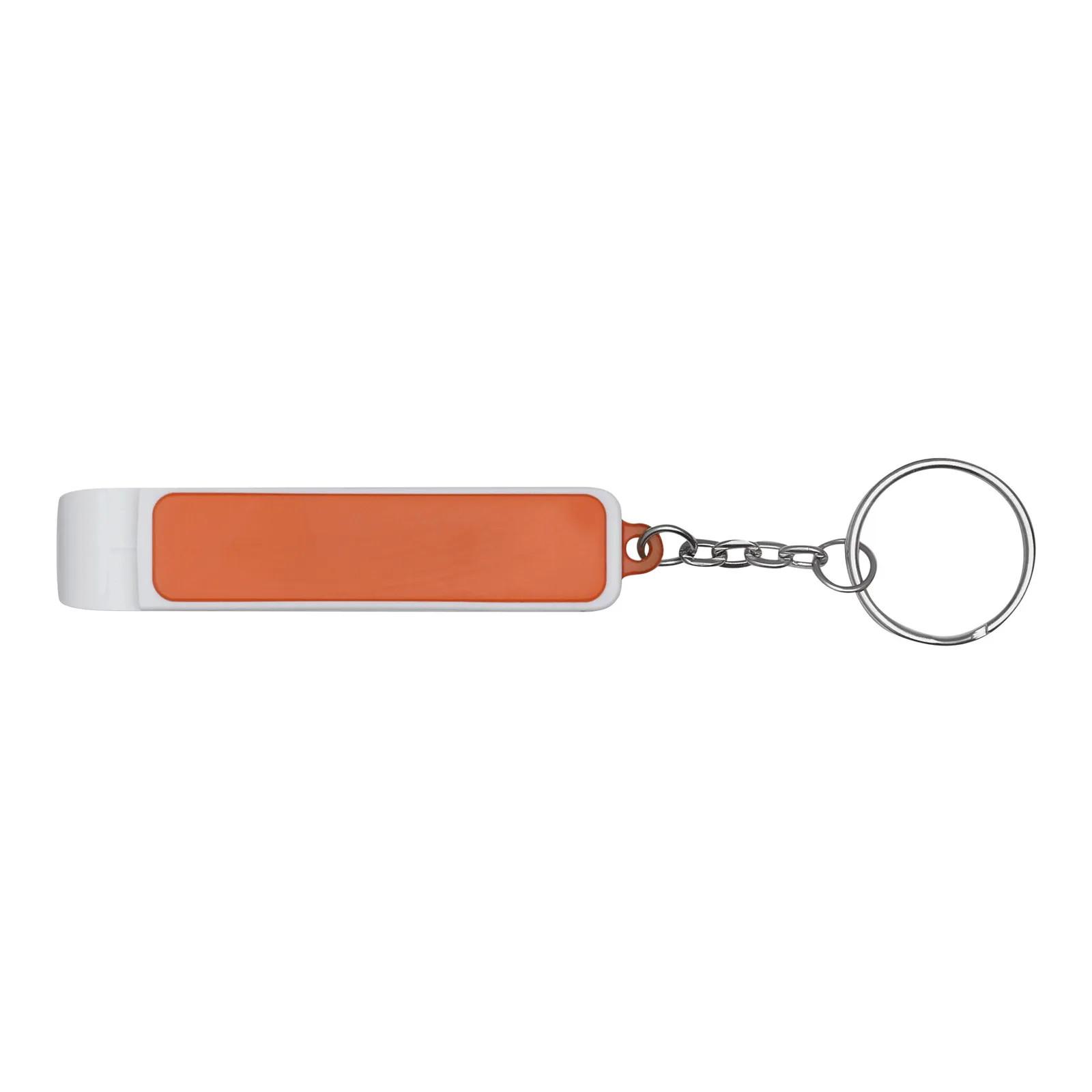 DOUBLE OPEN - Schlüsselanhänger, orange, weiß – Bild 2