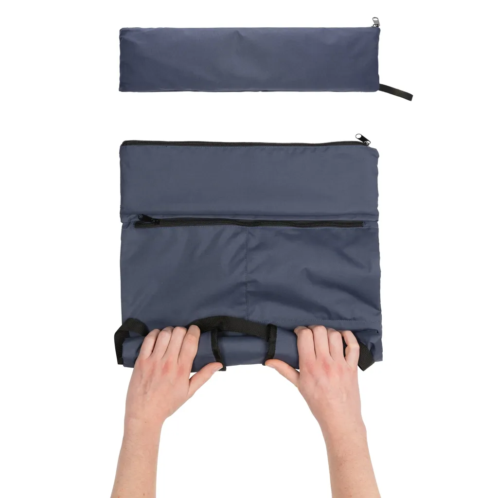 Dillon AWARE™ RPET faltbarer Lightweight-Rucksack, navy blau – Bild 3