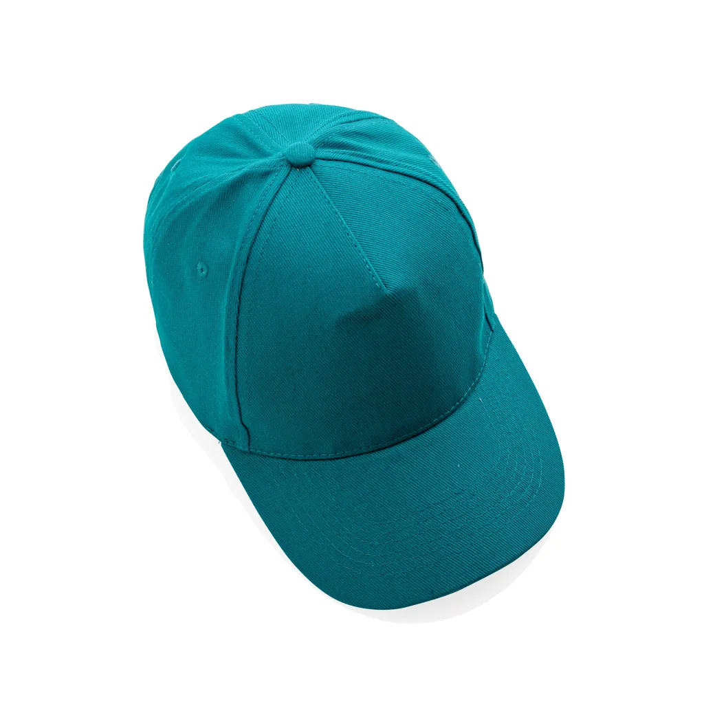Impact 5 Panel Kappe aus 280gr rCotton mit AWARE™ Tracer, verdigris – Bild 6