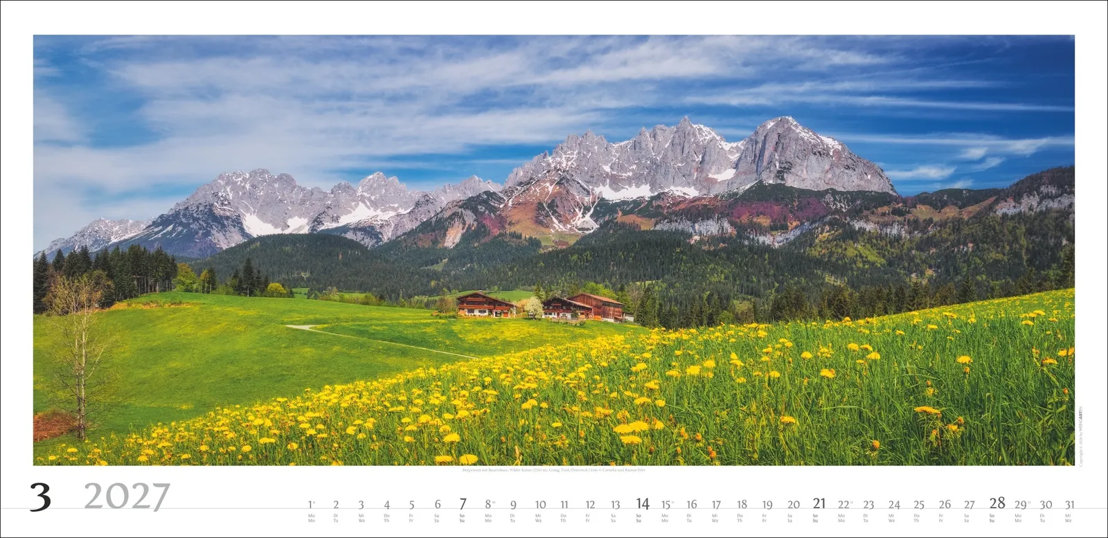 Alpenpanorama Wandkalender 2027 – Bild 4