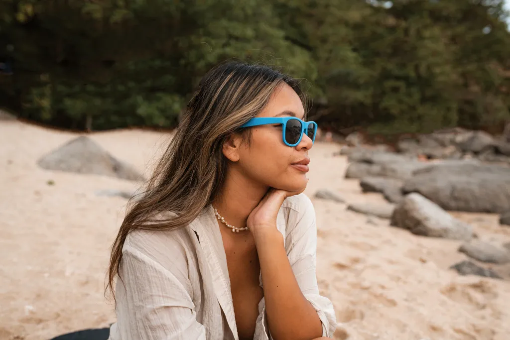 Sonnenbrille aus RCS recyceltem PP-Kunststoff, blau – Bild 6