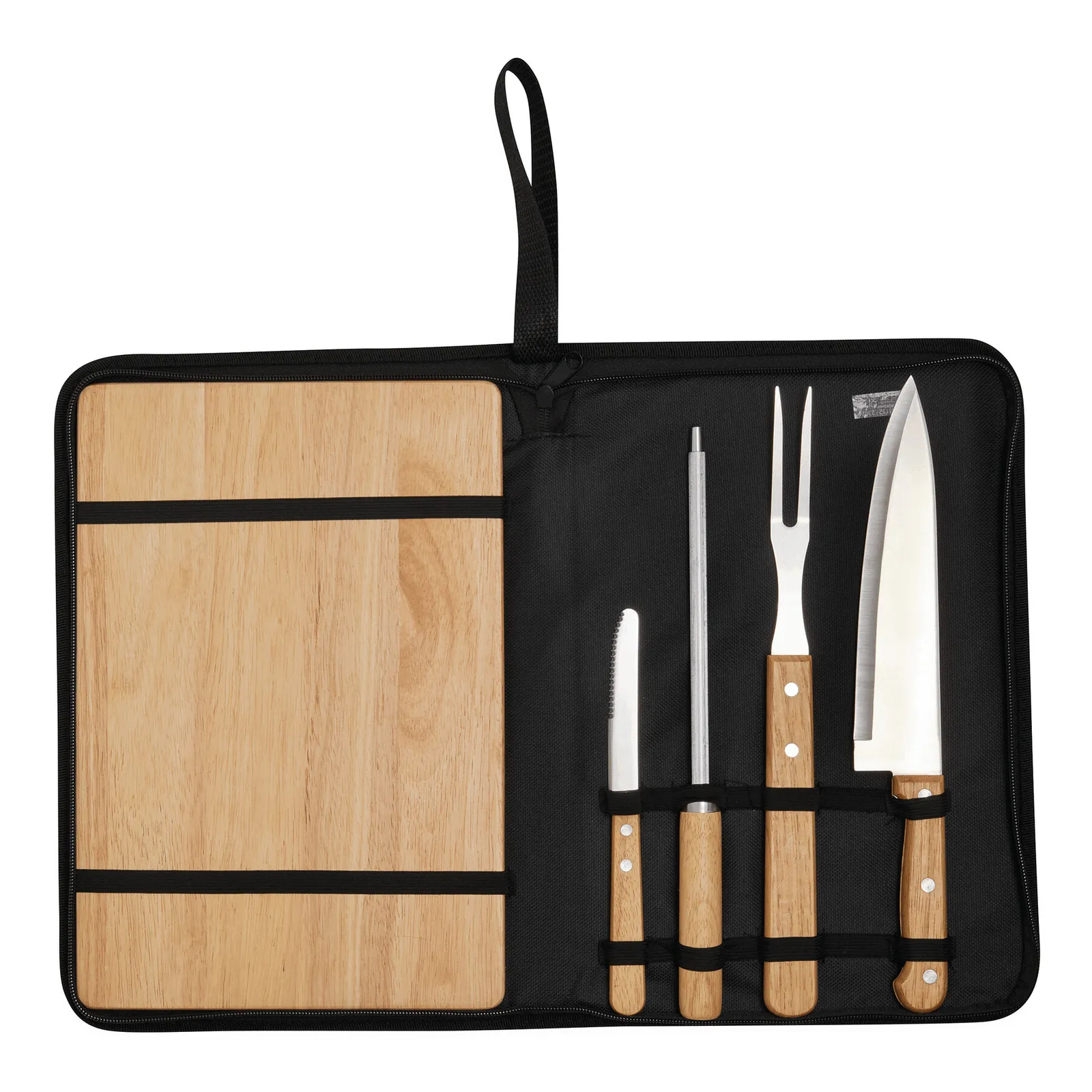 BEST BBQ - Tranchierset braun, silber, braun, silber – Bild 2