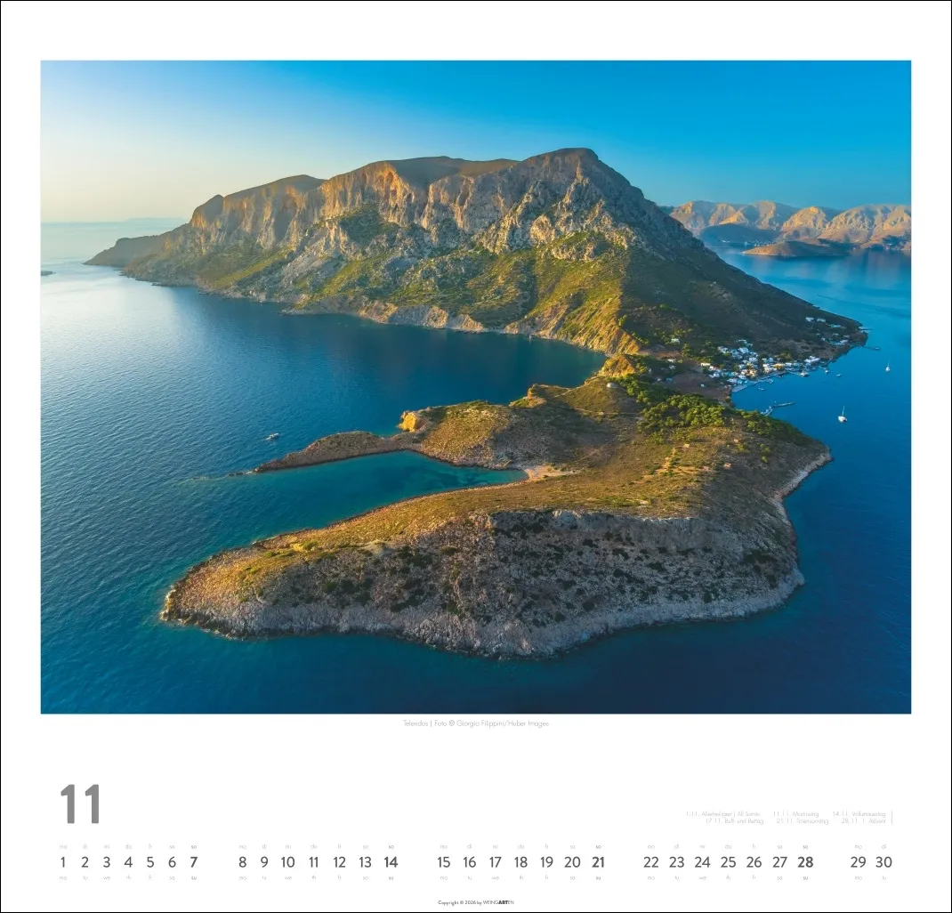 Griechische Inseln Wandkalender 2027 – Bild 12