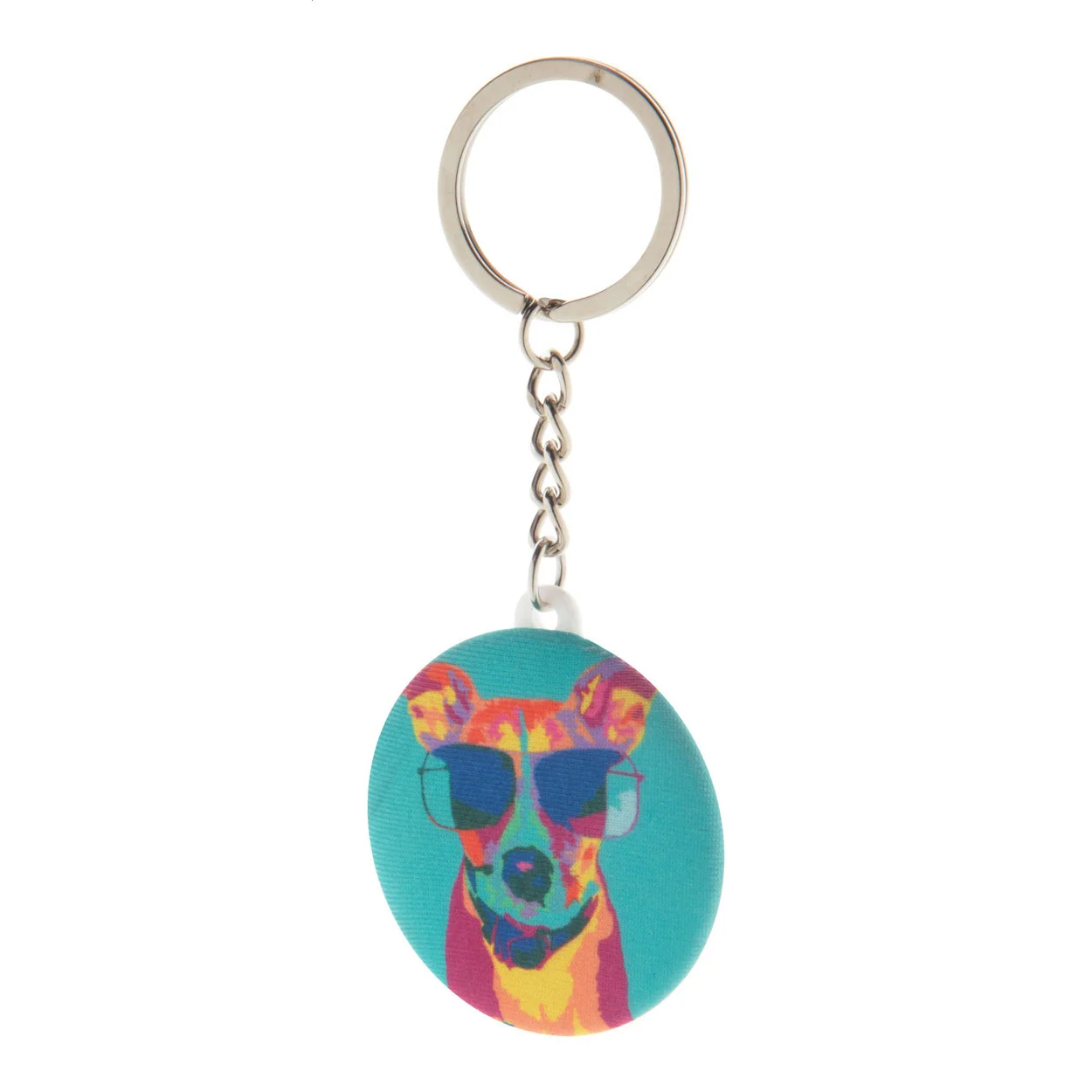 Button-Schlüsselanhänger KeyBadge RPET Mini