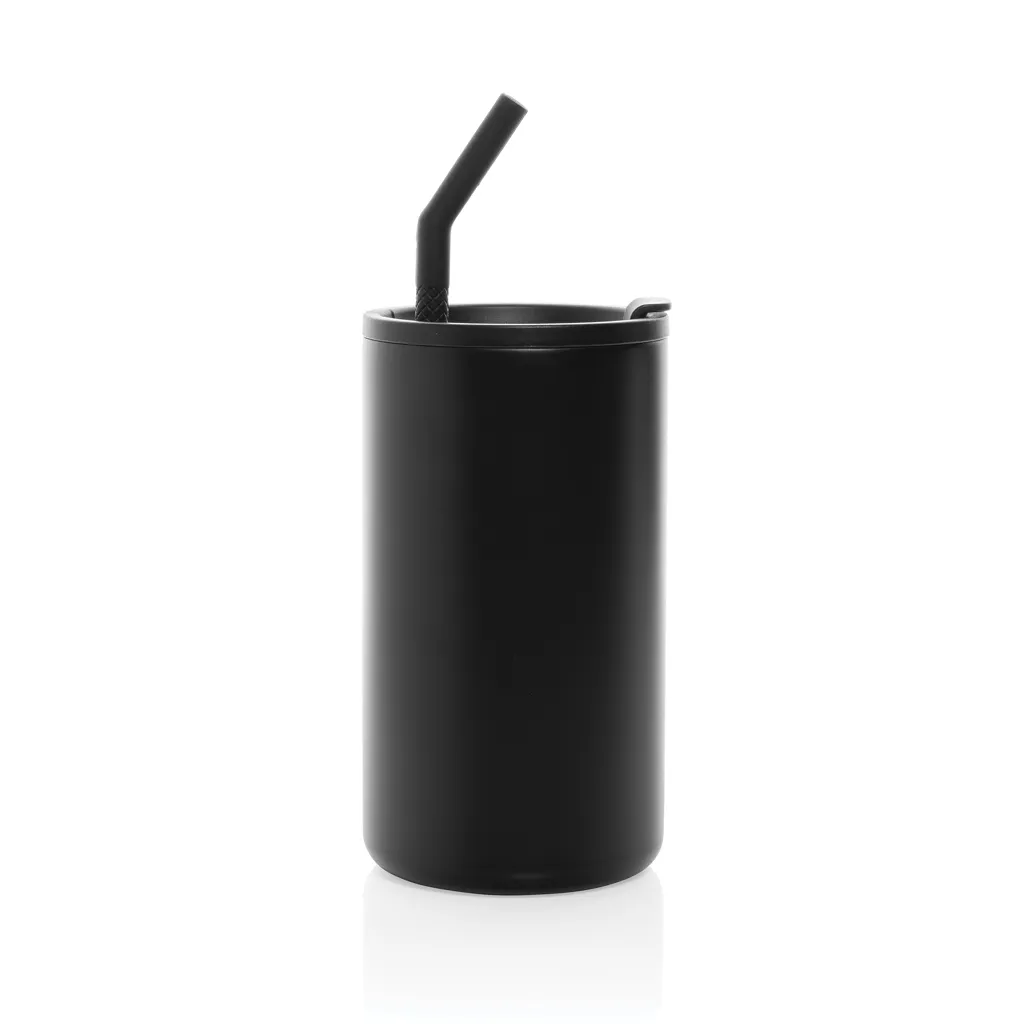 Cube Becher aus RCS recyceltem Stahl 800ml, schwarz – Bild 3