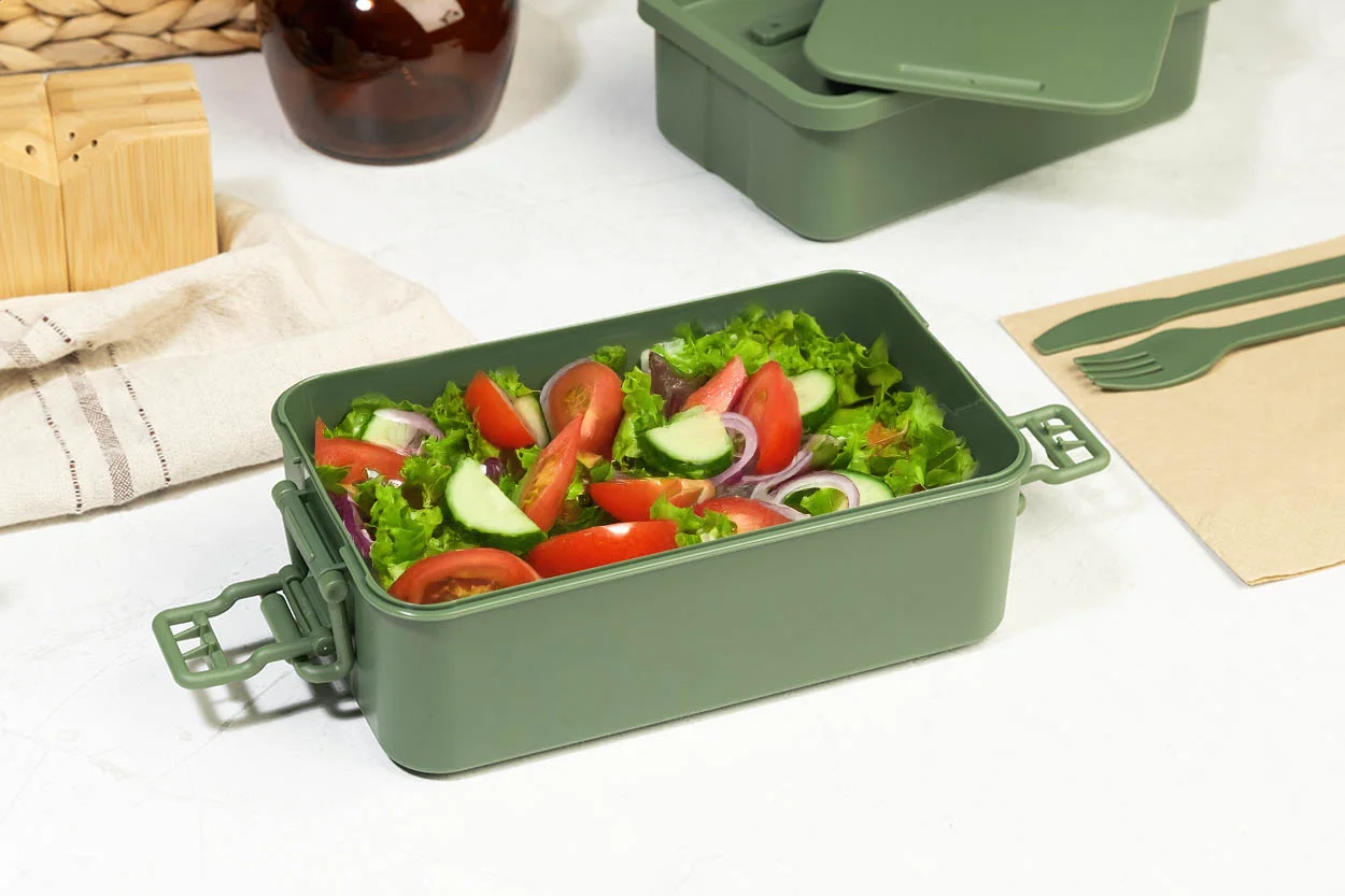 Stapelbare Lunchbox Duplox, grün – Bild 7