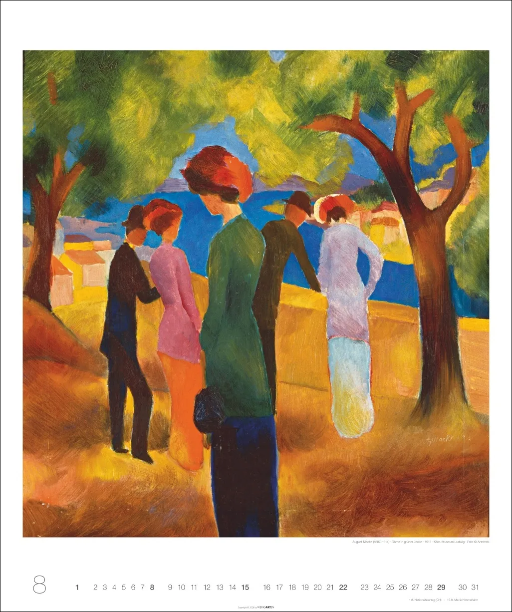 August Macke Edition Wandkalender 2027 – Bild 9