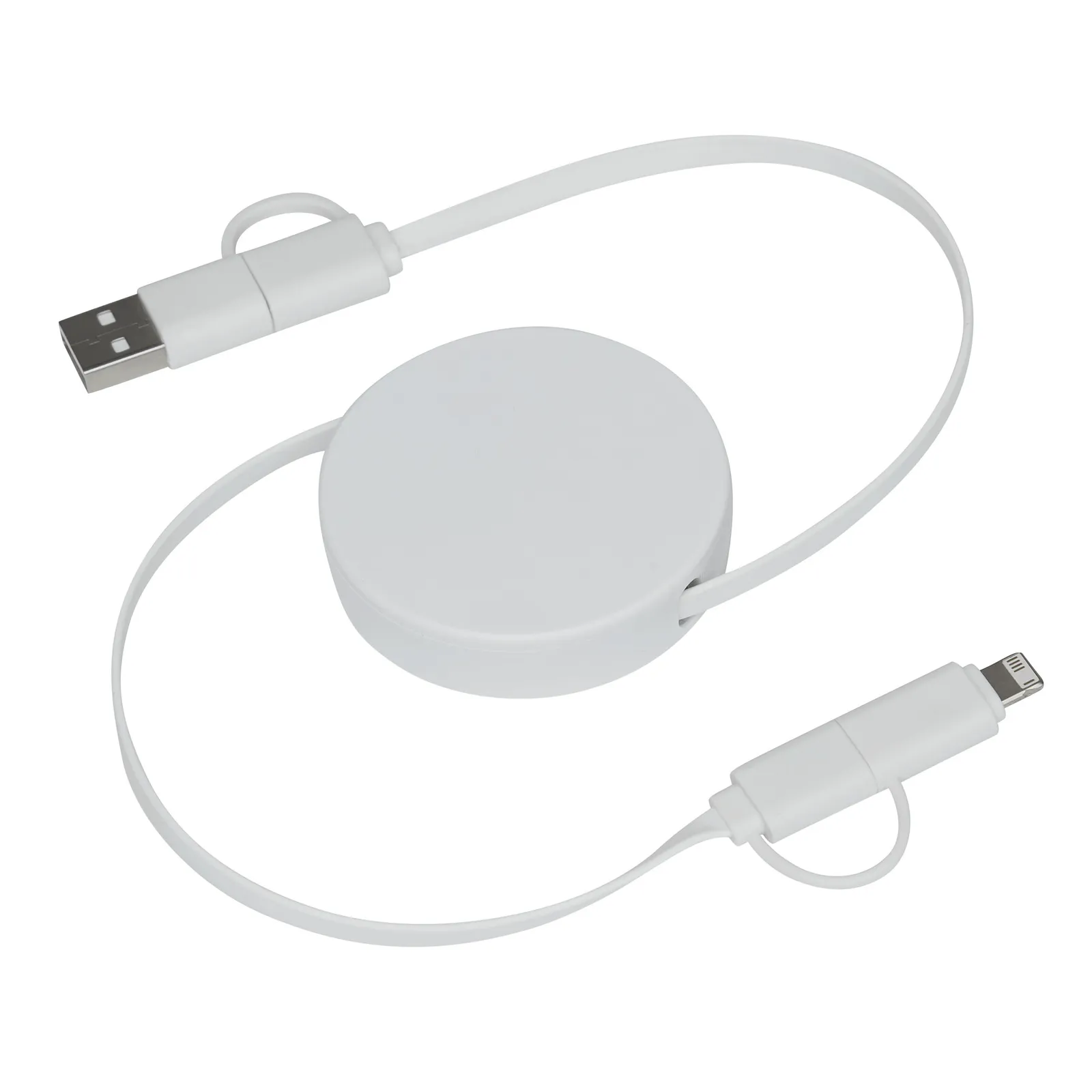 TRANSFER ROUND - Lade- und Datenkabel, weiß – Bild 2