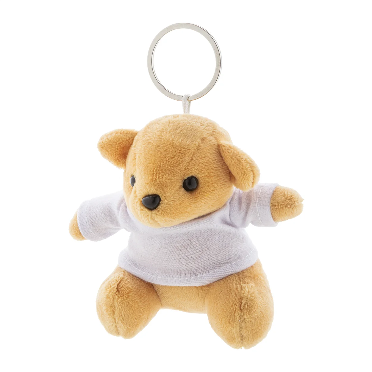 Plüsch-Teddybär-Schlüsselanhänger TeddyFob, weiß – Bild 2