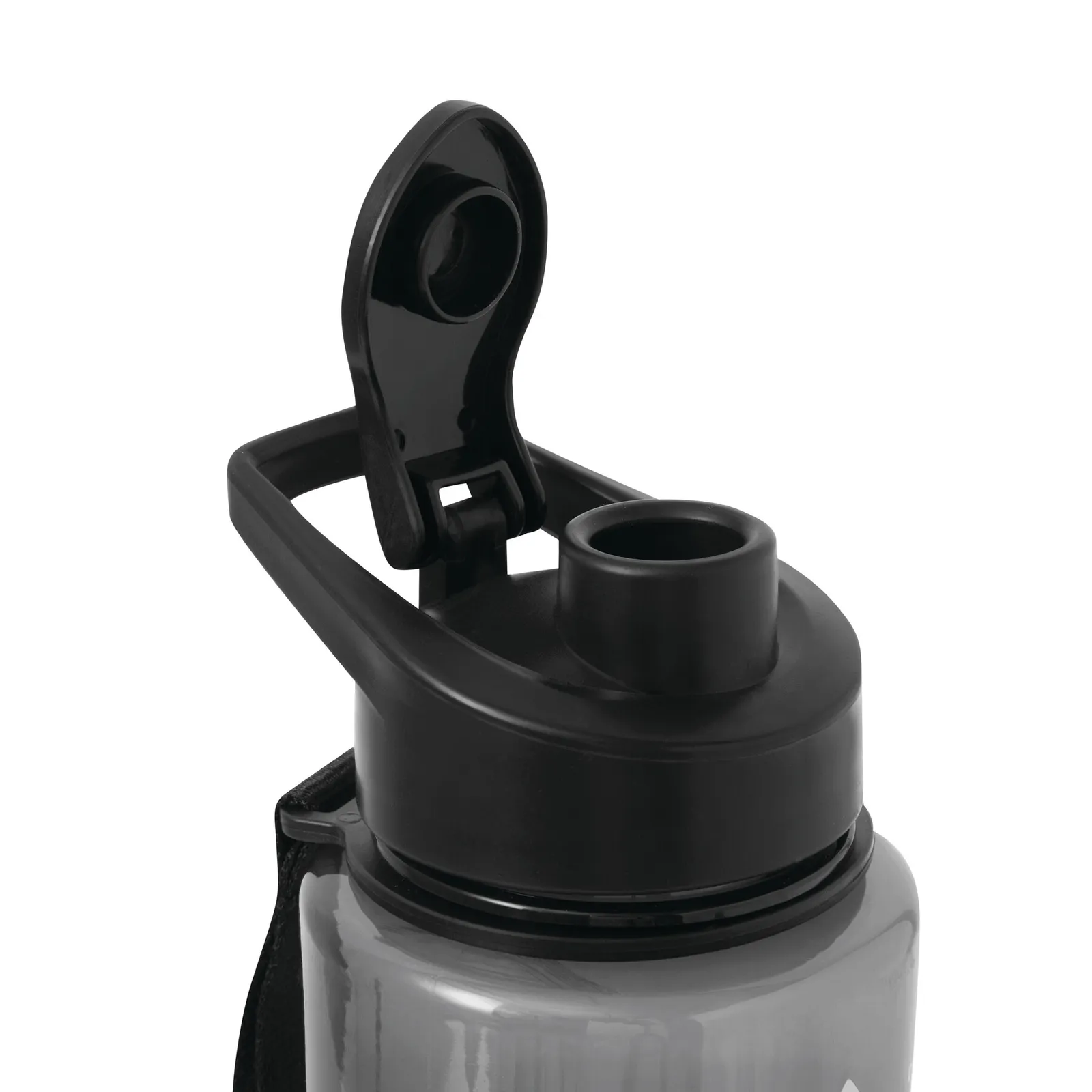 AQUA LEVEL - Sport-Trinkflasche, schwarz – Bild 7