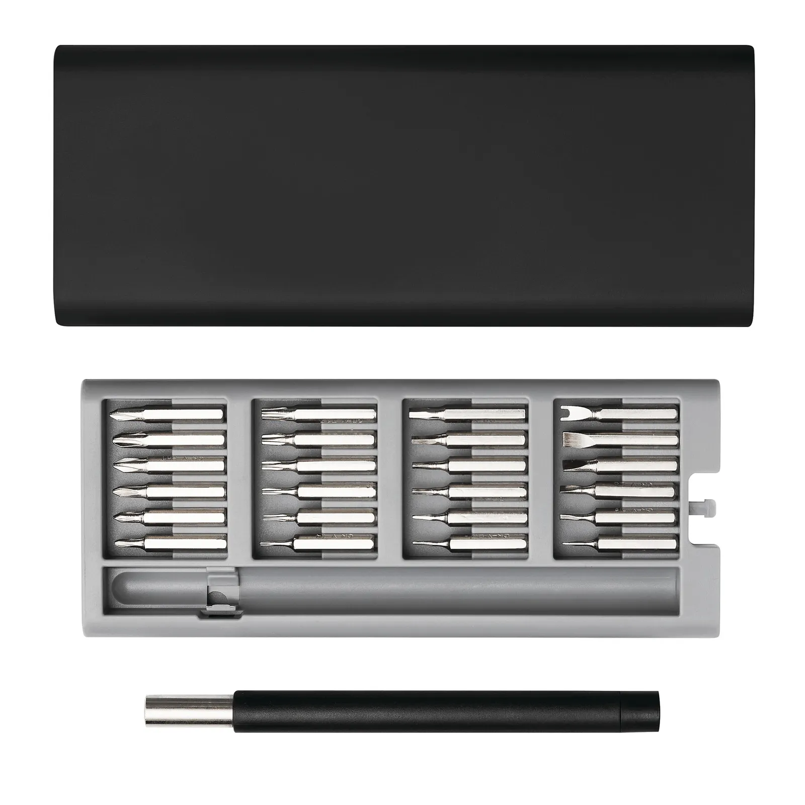 BIT PRECISION - Schraubendreher-Set, 26-teilig, schwarz – Bild 3