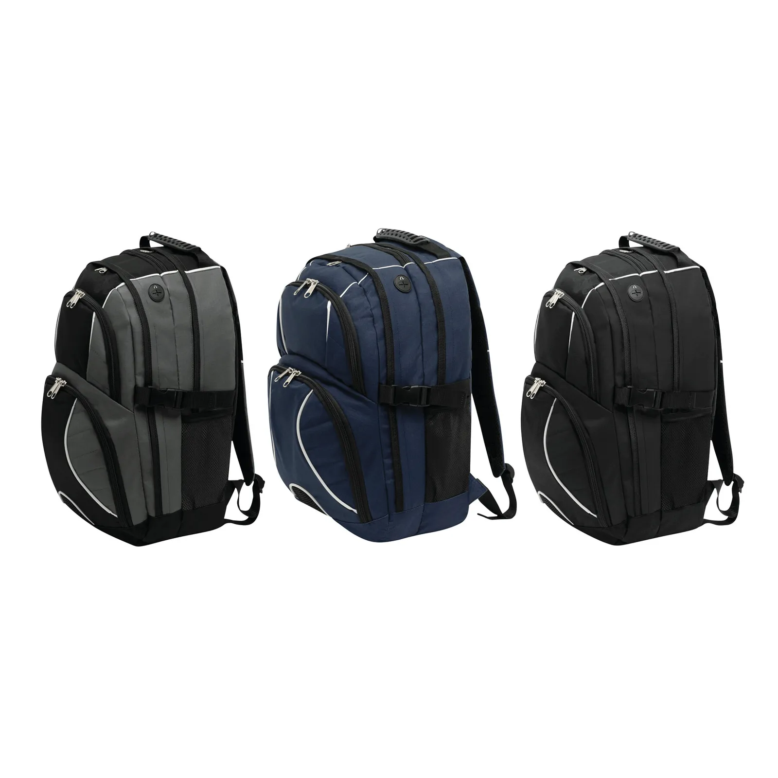 HYPE - Rucksack, blau, schwarz – Bild 8