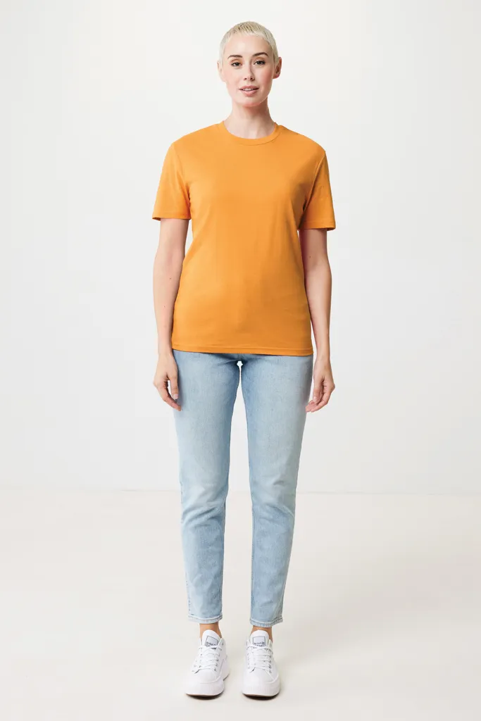 IQONIQ Bryce T-Shirt aus recycelter Baumwolle, sundial orange – Bild 4