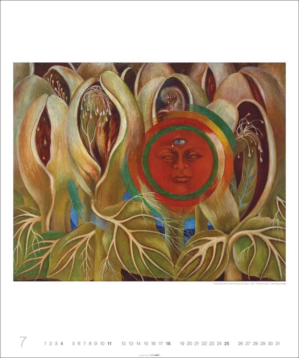 Frida Kahlo Edition Wandkalender 2027 – Bild 8