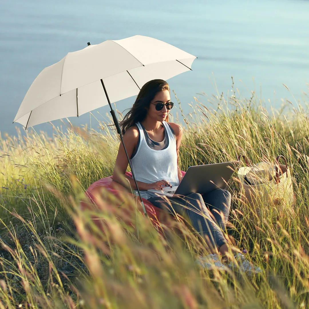 Strand-Sonnenschirm Travelmate Camper, creme – Bild 7