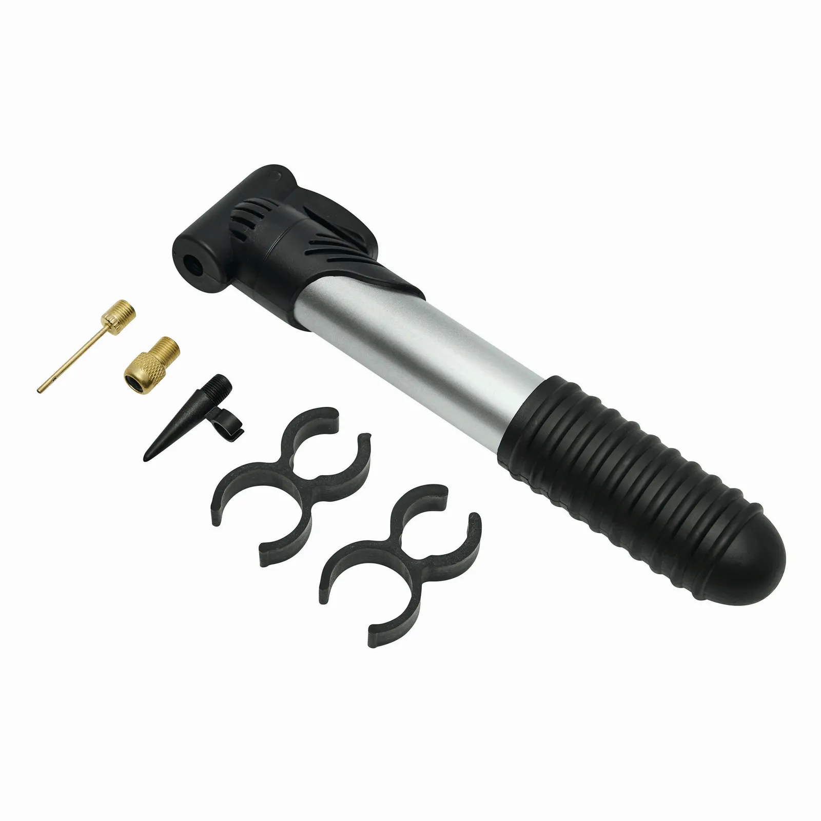 AIRFLOW - Fahrradluftpumpe schwarz, silber