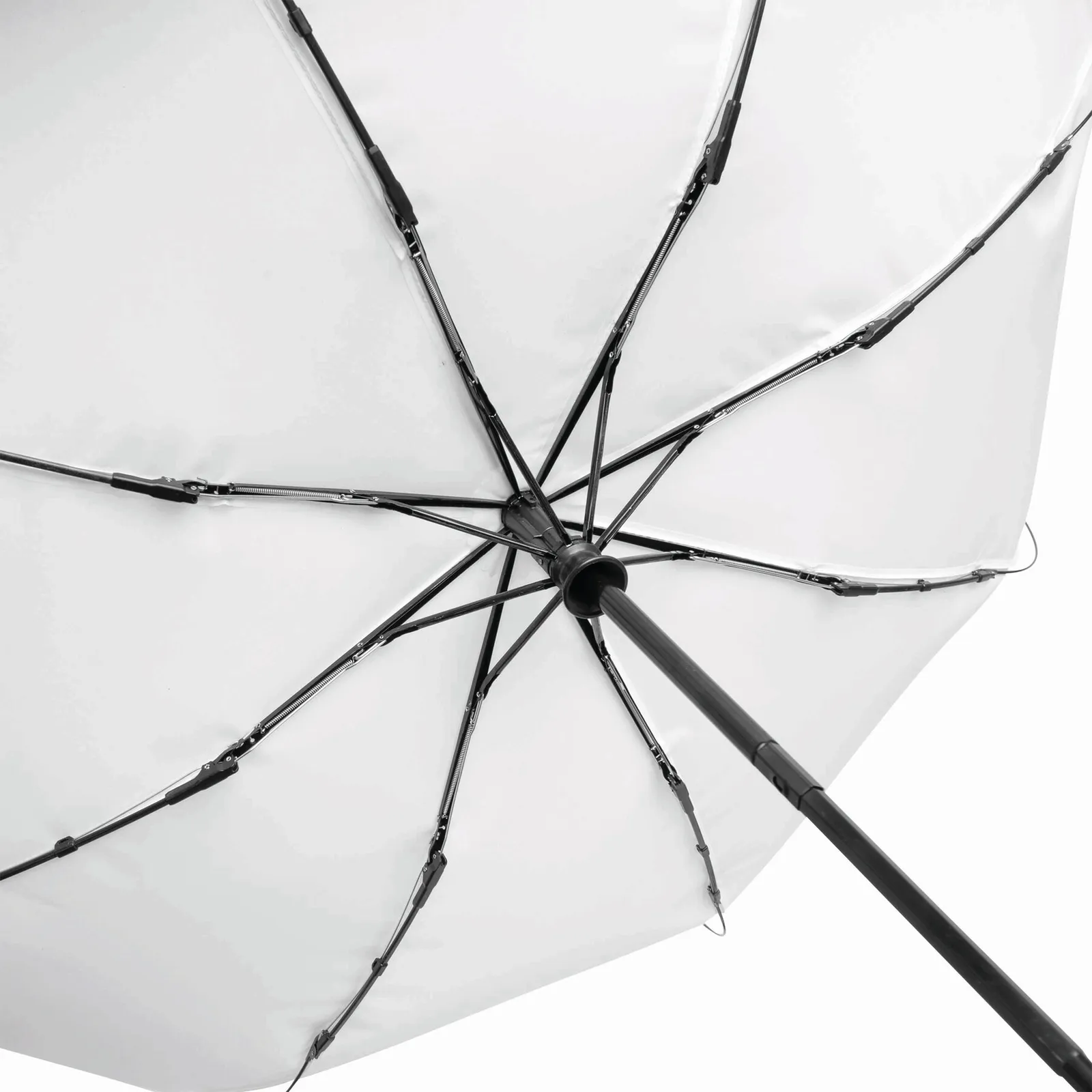 CALYPSO - Vollautomatischer Windproof-Taschenschirm, weiß – Bild 7