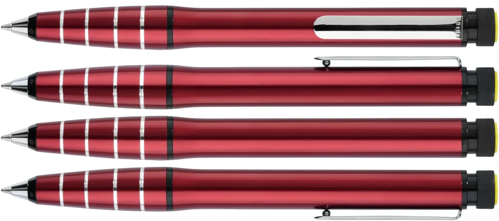 2in1 Drehkugelschreiber rot, rot – Bild 2
