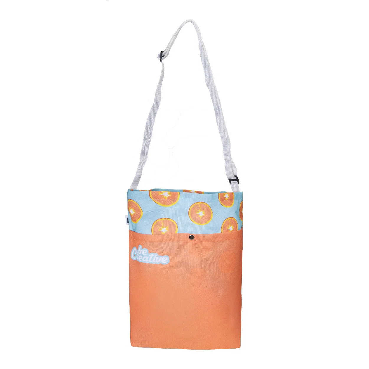 individuelle Umhängetasche RPET SuboBag Shoulder, weiß – Bild 3