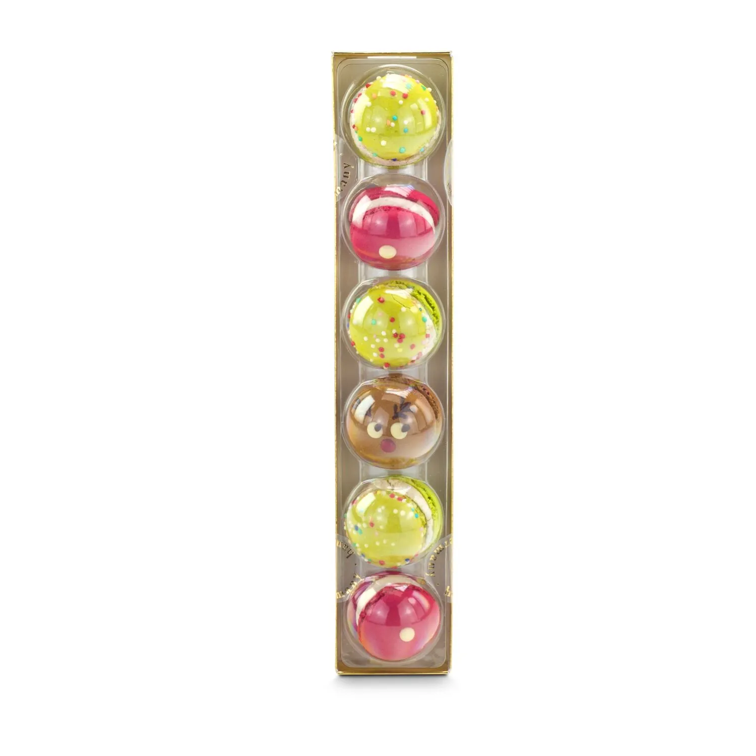 Geschenkset / Präsenteset: Weihnachts-Macarons, grün – Bild 5
