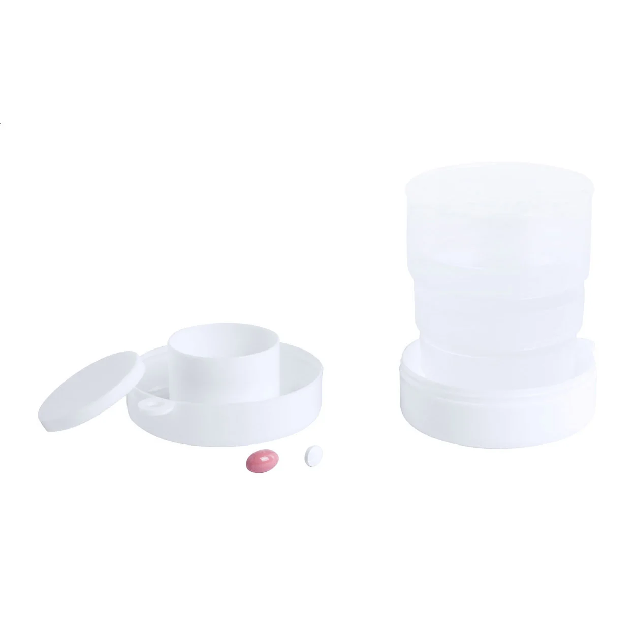Faltbarer Becher Medicup, weiß – Bild 7