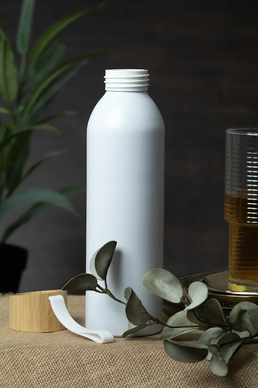Flasche Ralusip Plus aus recyceltem Aluminium, weiß – Bild 8