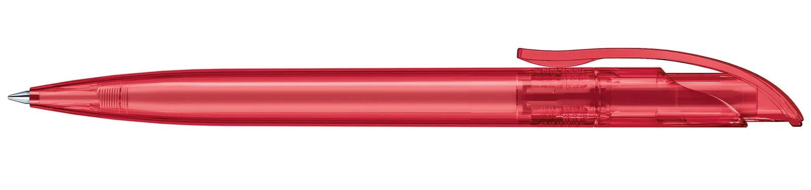 Challenger Clear Druckkugelschreiber, Rot 201 – Bild 4