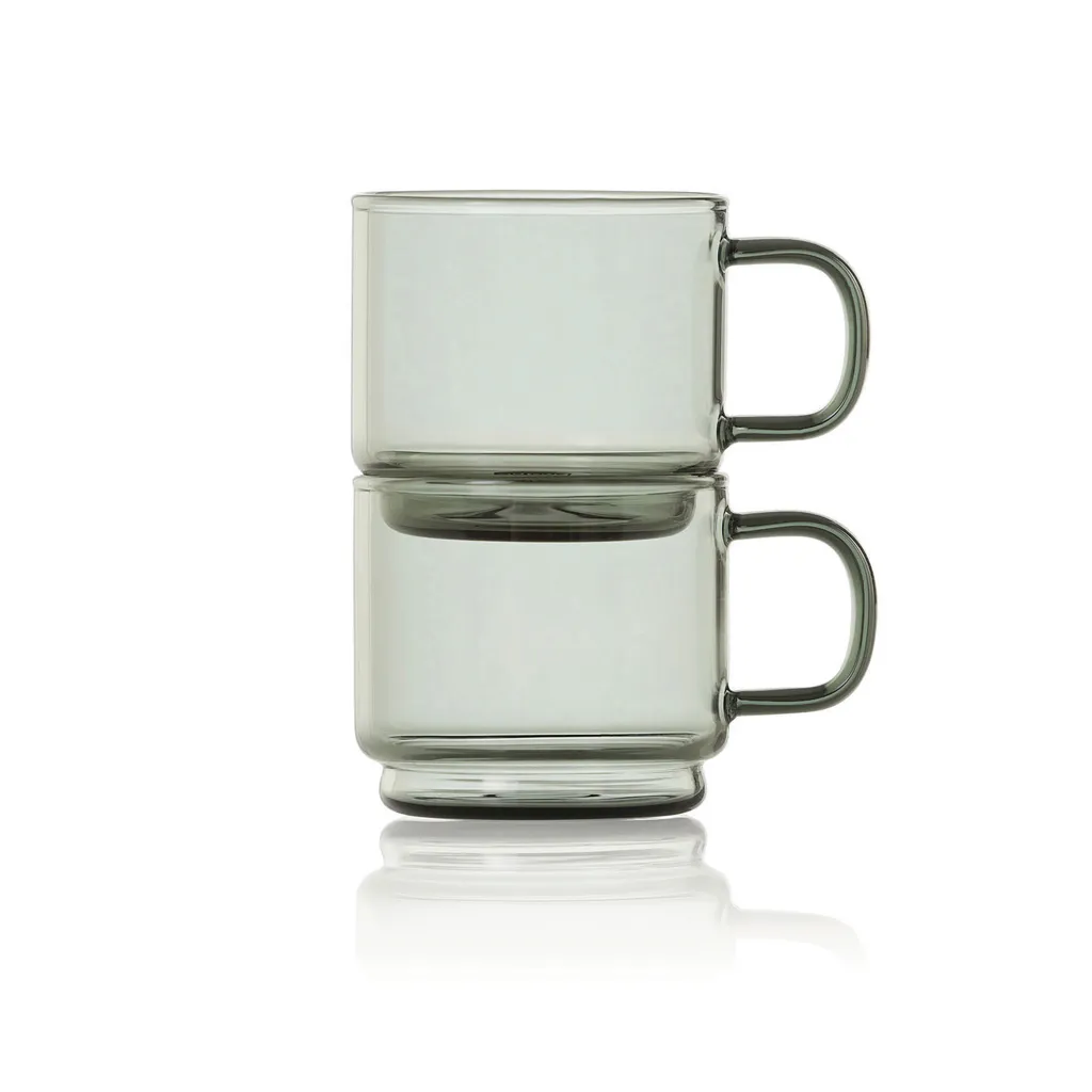 AdHoc Impact Espressotassen 70ml, 2er-Set, transparent – Bild 5