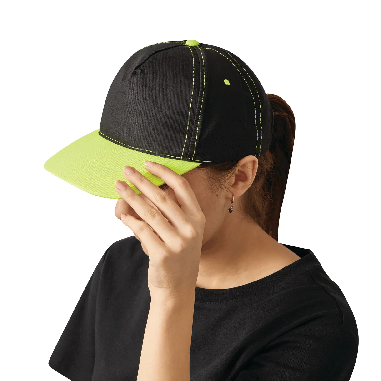 SPORTSMAN - 5-Panel-Baseball-Cap gelb, schwarz, gelb, schwarz – Bild 7