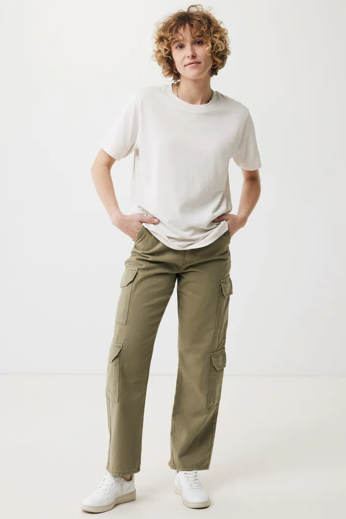IQONIQ Kakadu relaxed T-Shirt aus recycelter Baumwolle, ivory white – Bild 5