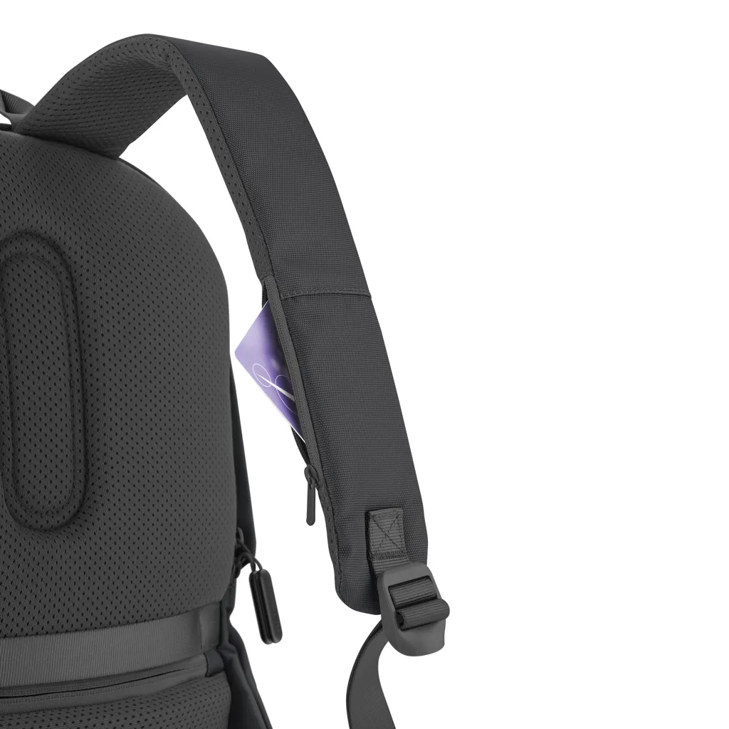 Bobby Soft, Anti-Diebstahl-Rucksack, schwarz – Bild 9