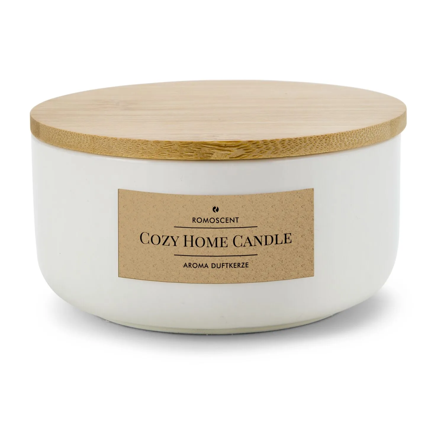 ROMOSCENT® Aromakerze Cozy Home, weiß – Bild 5