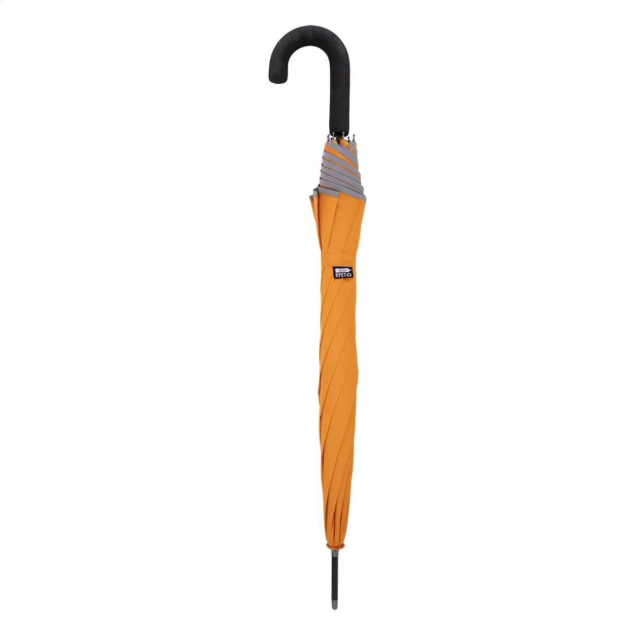 RPET-Regenschirm Thunder Max, orange – Bild 3