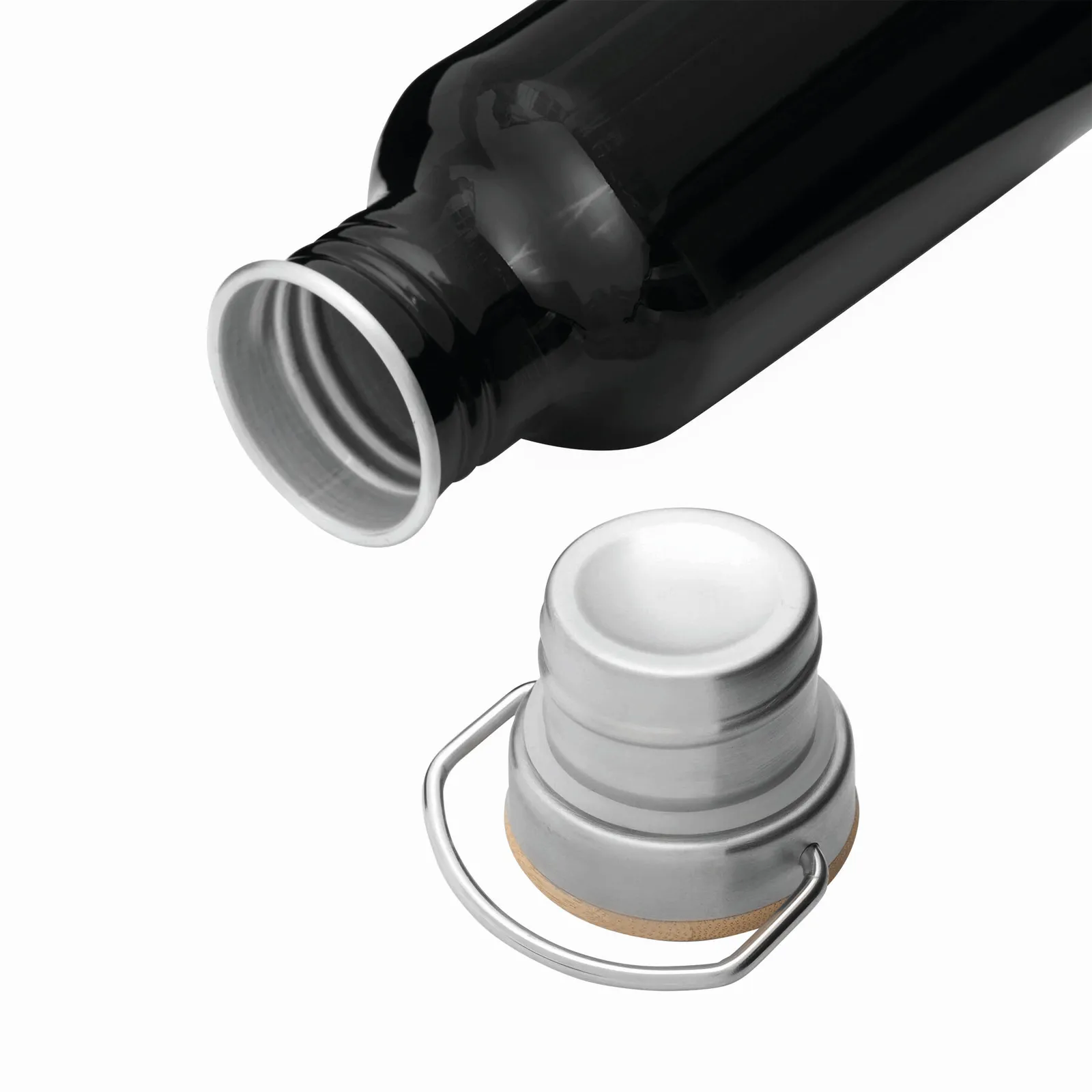 MECOZI TRANSIT - Aluminium Trinkflasche, schwarz – Bild 8
