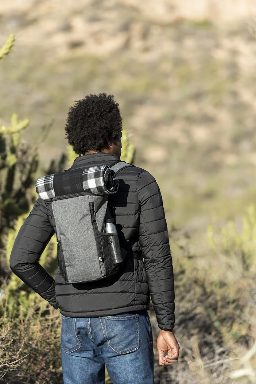 RPET-Kühlrucksack Arsuk, grau – Bild 6