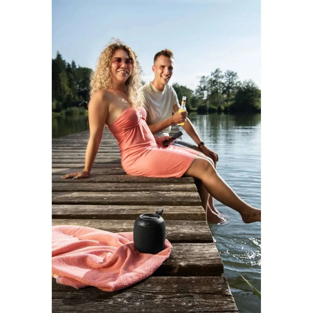 Hama "Bomb 3.0" Bluetooth®-Lautsprecher, wasserdicht IPX7, Schwarz – Bild 5
