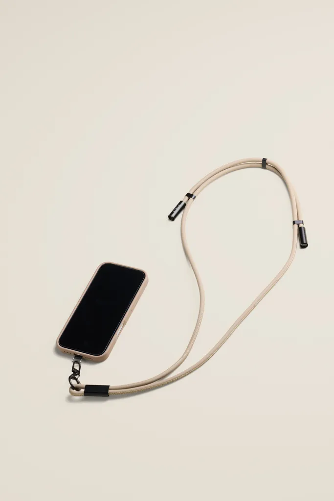 VINGA Baltimore RCS Ladekabel/Lanyard, greige – Bild 6