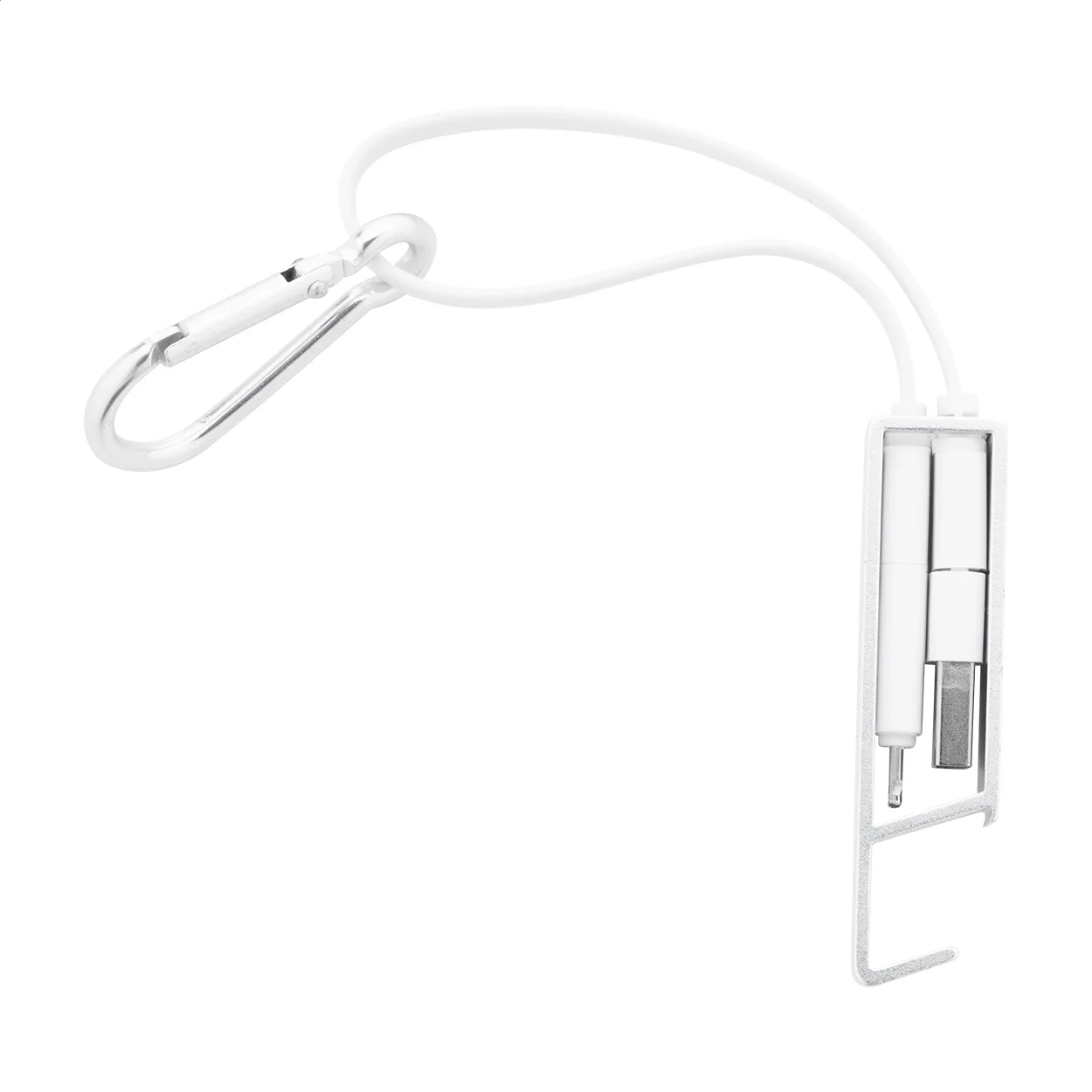 USB-Ladekabel Cappy, silber – Bild 2