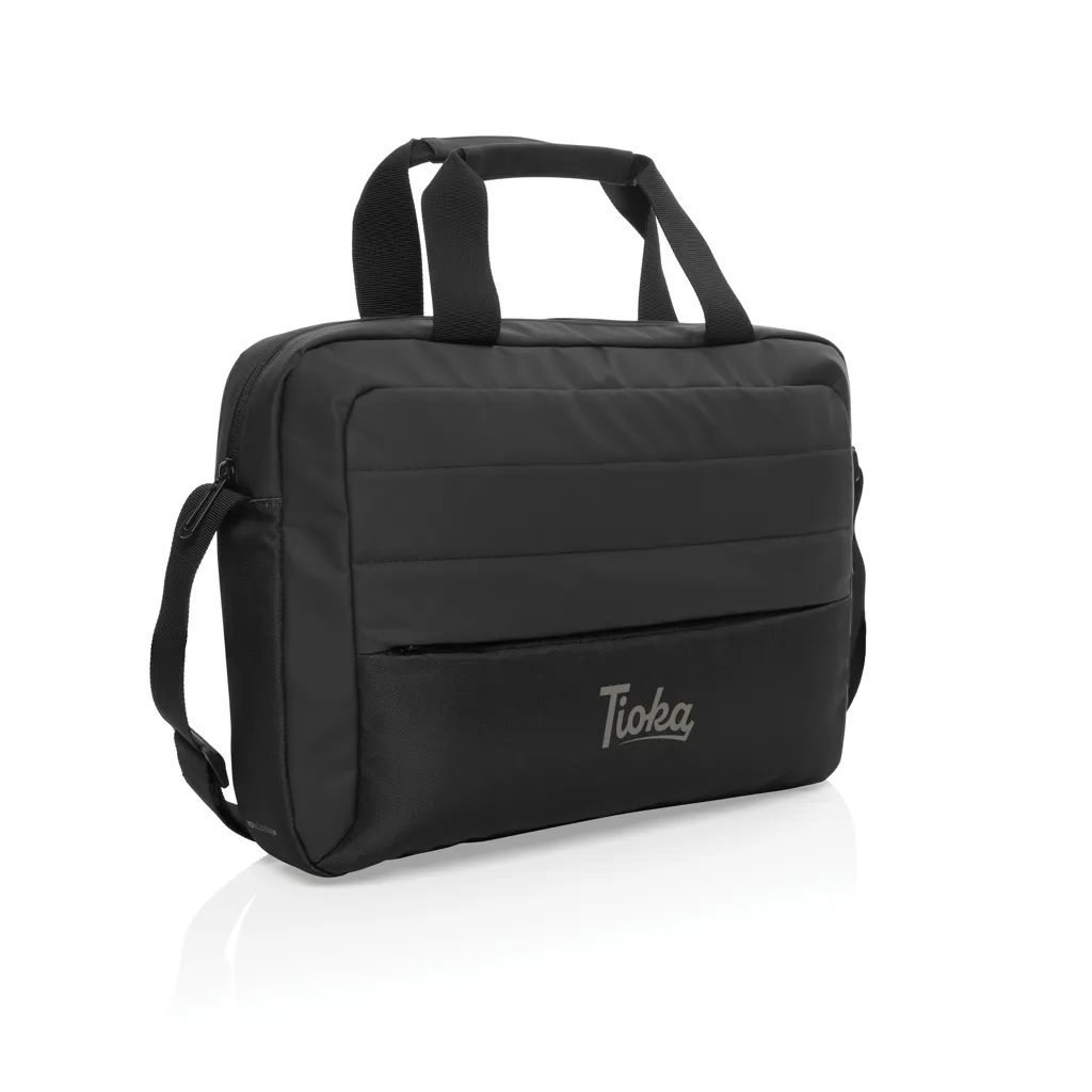Armond AWARE™ RPET 15.6" Laptop-Tasche, schwarz – Bild 8