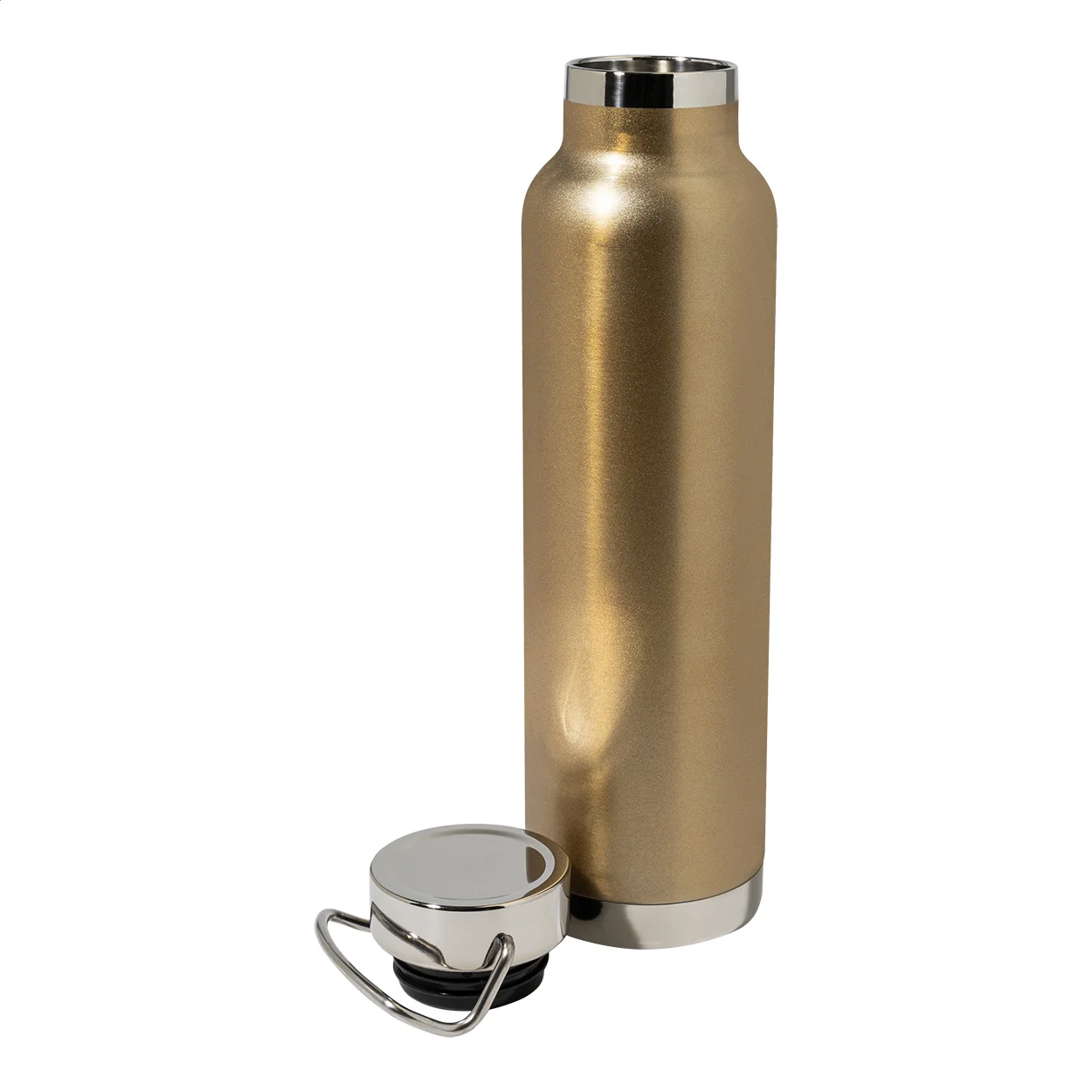 Kupferisolierte Thermoflasche Cuppar, gold – Bild 2